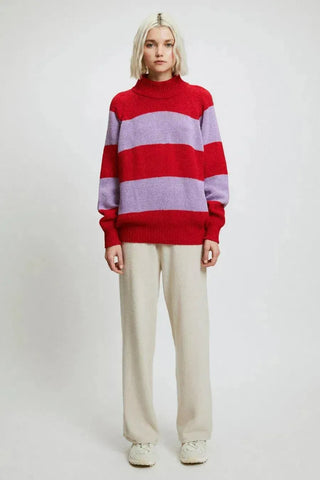 Rita Row Sweater Waite Striped Sweater - Anavi